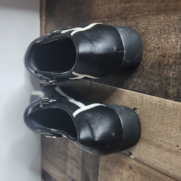 Tip Tee Toe Women's Size 7.5 Golf Shoes Black Leather Spikeless Sneakers - Picture 4 of 11